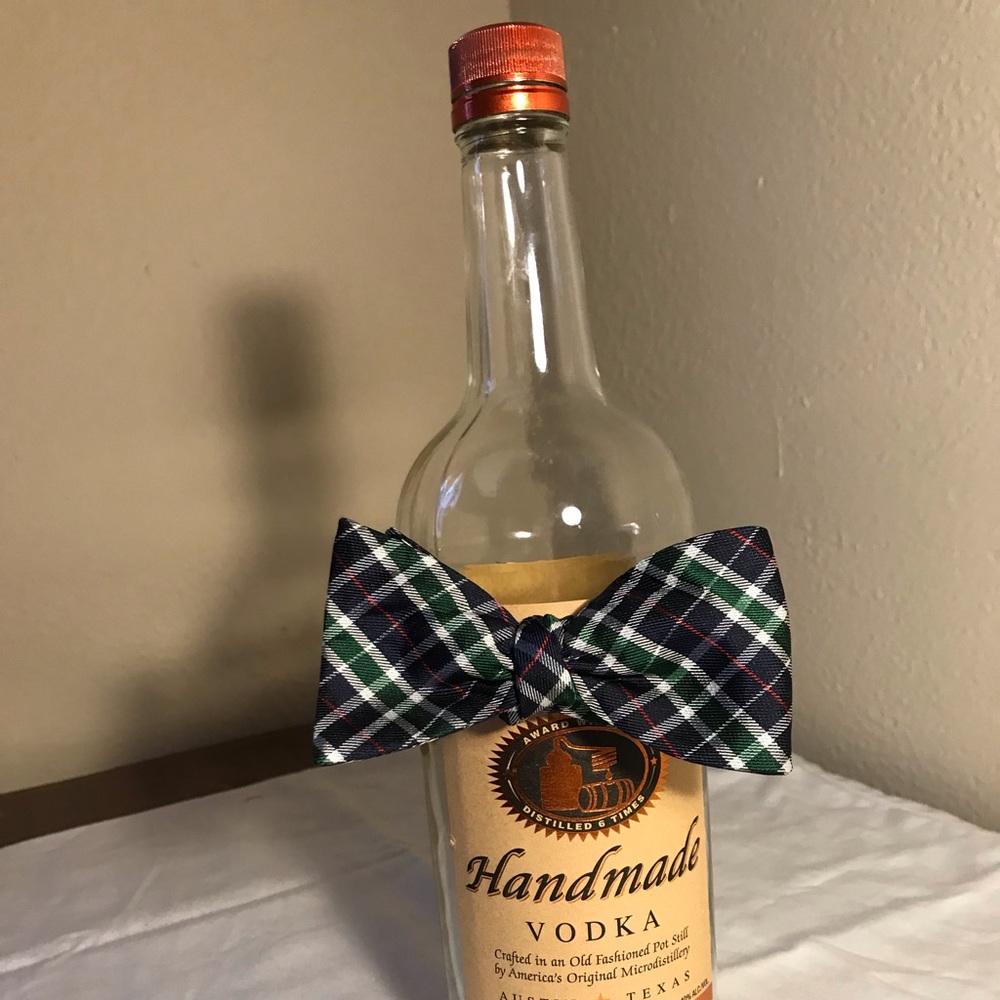 Plaid Adjustable Bow Tie
